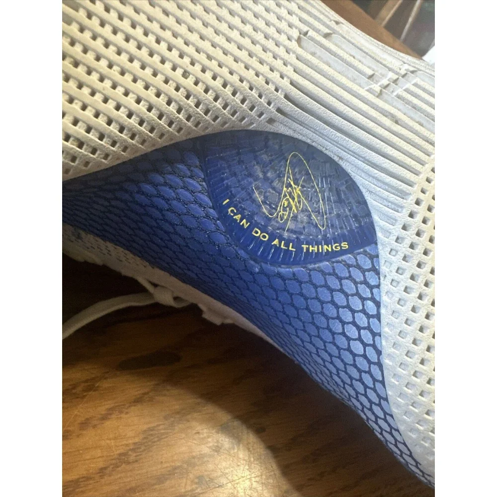 Under Armour Curry 6 GS 'Dub Nation' White Basketball Shoes 3020415-103 4.5Y